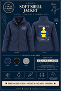 Personalised Ex-Racehorse Ladies Soft Shell Jacket