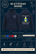 Personalised Ex-Racehorse Unisex Heavyweight Hoodie