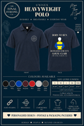 Personalised Ex-Racehorse Unisex Heavyweight Polo